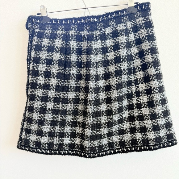 Chanel Black Silver Jacket & Skirt set CC Gripoix buttons Wool blend Vintage 40 - Picture 10 of 14